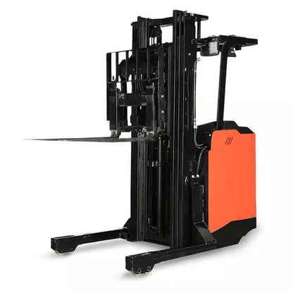 Double Scissor Electric Reach Truck seated or stand on 1.5 T, height 5M
