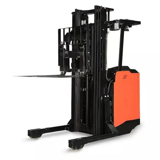 Double Scissor Electric Reach Truck seated or stand on 1.5 T, height 5M