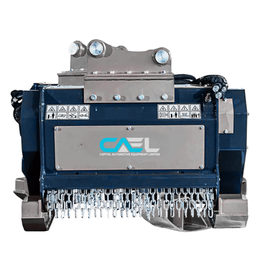 30" Excavator Forestry Brush Mulcher, 6-10 Ton Carrier, 4" Dia. Cutting Capacity, Hydraulic Piston Motor