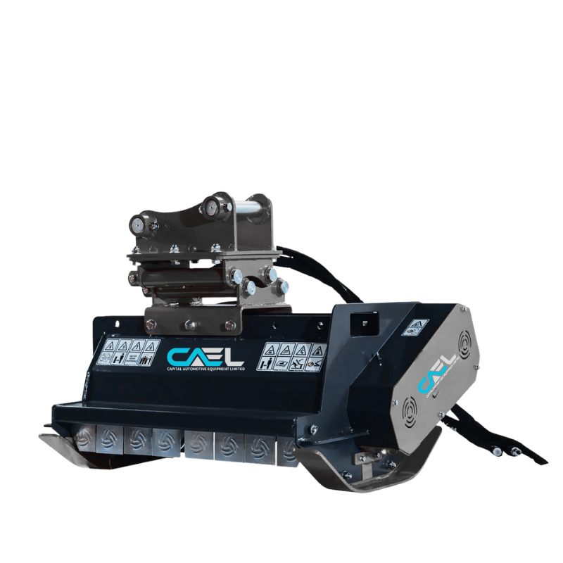 32" Excavator Brush Flail Mower, 3 to 5-ton Carrier, 10-16 GPM