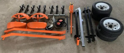 36 inch sawmill trailer kit for portable log milling