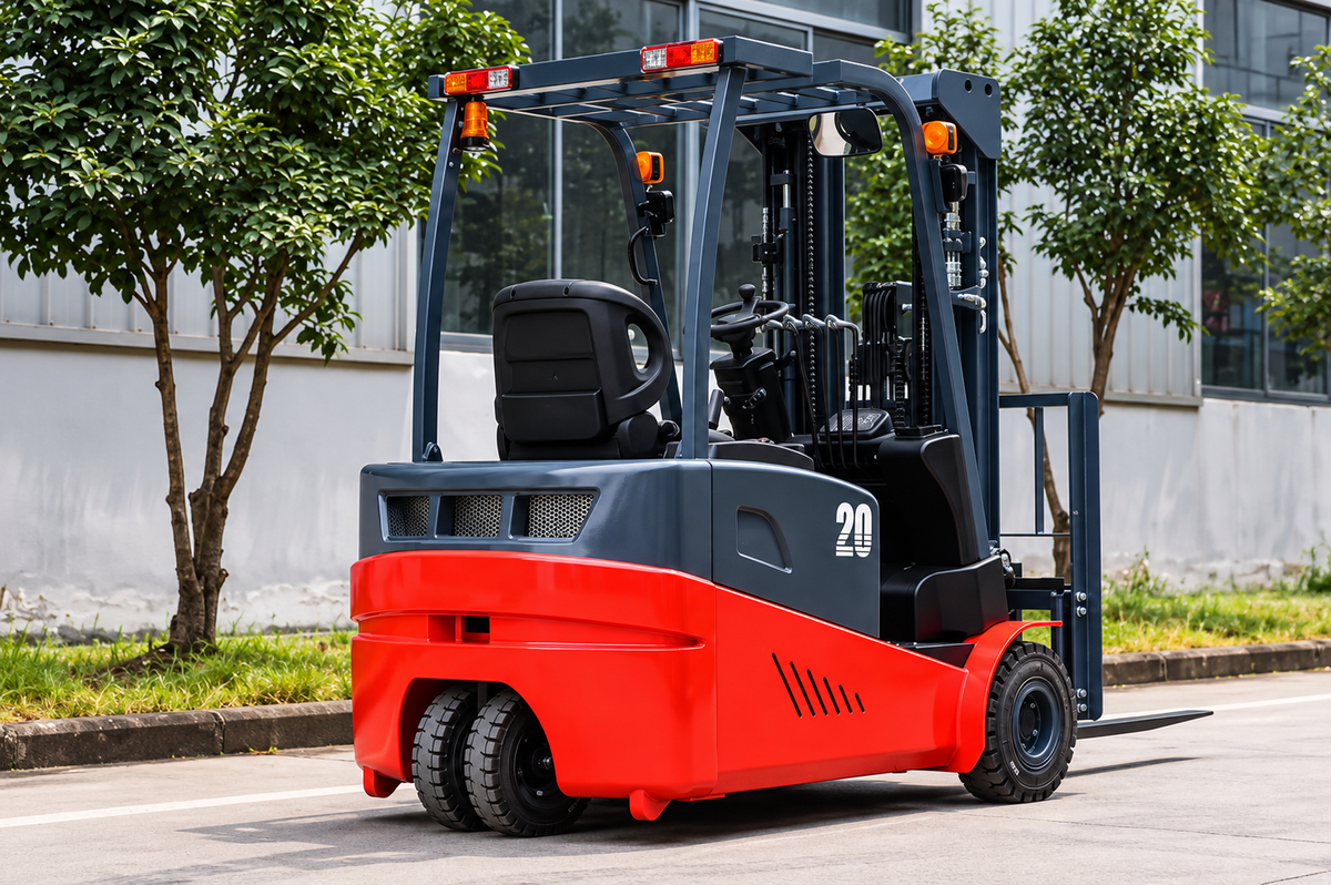 Chariot élévateur électrique à 3 roues 2T avec déplacement latéral