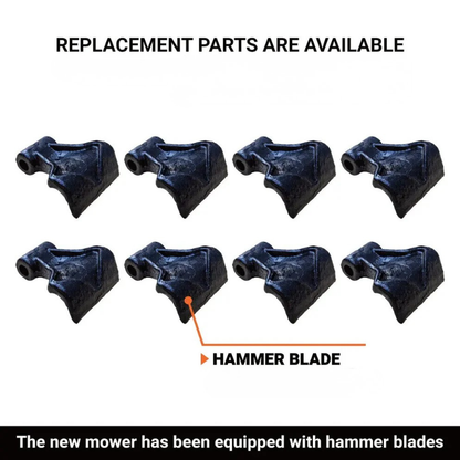 40" Excavator Brush Flail Mower, 6 to 8-ton Carrier, 16-21 GPM