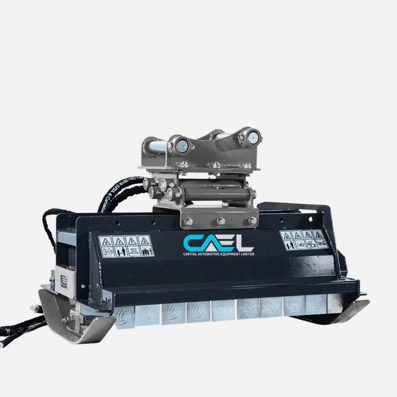 40" Excavator Brush Flail Mower, 6 to 8-ton Carrier, 16-21 GPM