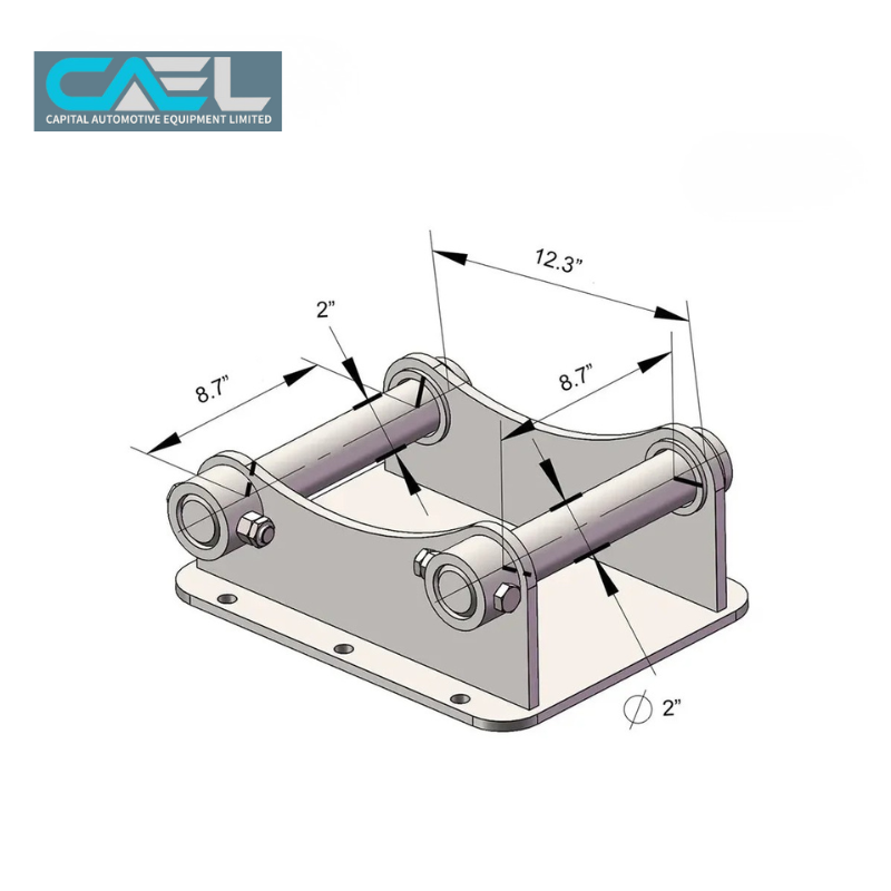 40" Excavator Brush Flail Mower, 6 to 8-ton Carrier, 16-21 GPM