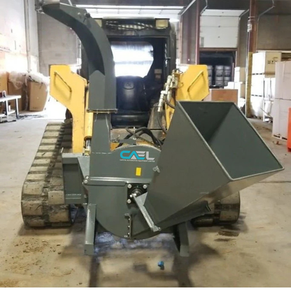 CAEL WC-BX42 Heavy-Duty Skid Steer Wood Chipper Attachment