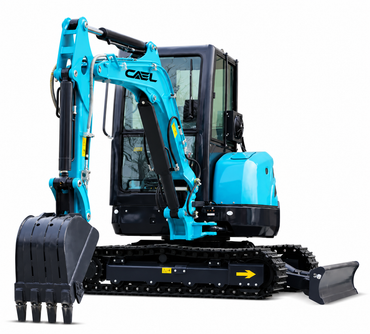 Excavatrice à rayon de braquage nul de 3,5 tonnes avec flèche pivotante, climatisation et commande hydraulique (EX35ZT) 