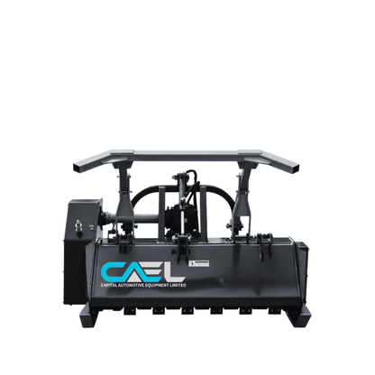 55" 3-Point Hitch Forestry Brush Mulcher, Category 2 Hookup, PTO Driven, Driveline Shaft Included, 70-110 HP