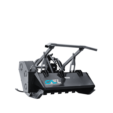 55" 3-Point Hitch Forestry Brush Mulcher, Category 2 Hookup, PTO Driven, Driveline Shaft Included, 70-110 HP