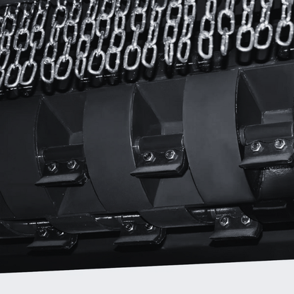 55" 3-Point Hitch Forestry Brush Mulcher, Category 2 Hookup, PTO Driven, Driveline Shaft Included, 70-110 HP