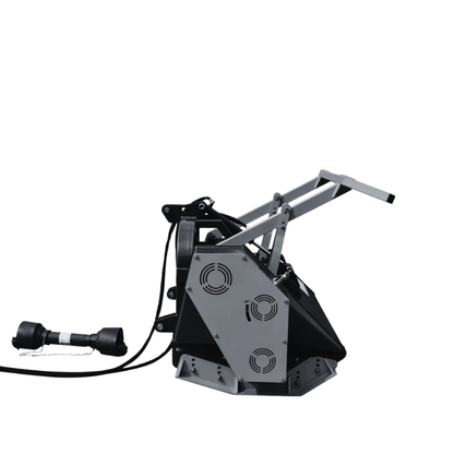 55" 3-Point Hitch Forestry Brush Mulcher, Category 2 Hookup, PTO Driven, Driveline Shaft Included, 70-110 HP