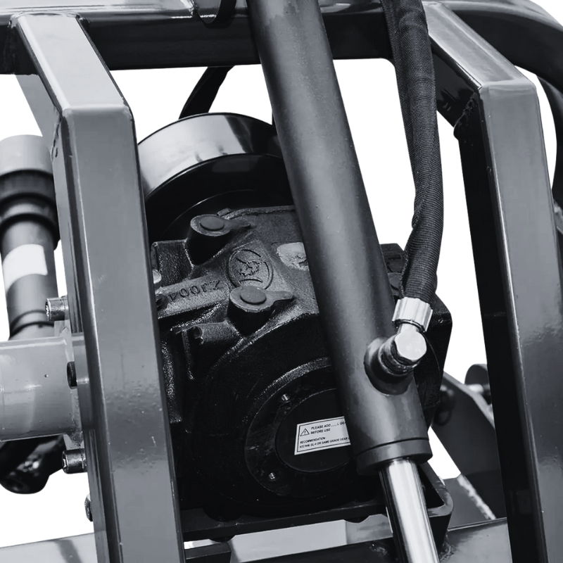 55" 3-Point Hitch Forestry Brush Mulcher, Category 2 Hookup, PTO Driven, Driveline Shaft Included, 70-110 HP