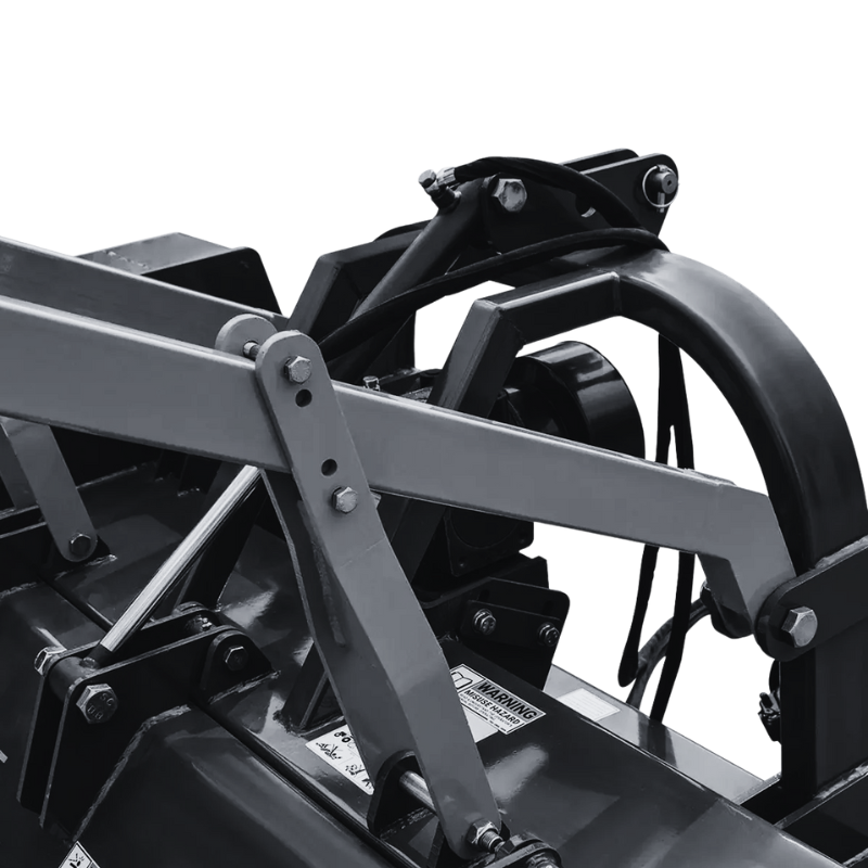 55" 3-Point Hitch Forestry Brush Mulcher, Category 2 Hookup, PTO Driven, Driveline Shaft Included, 70-110 HP