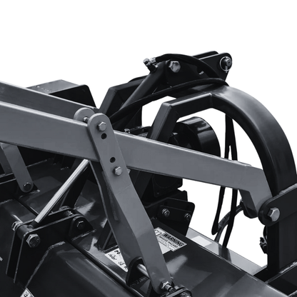 55" 3-Point Hitch Forestry Brush Mulcher, Category 2 Hookup, PTO Driven, Driveline Shaft Included, 70-110 HP