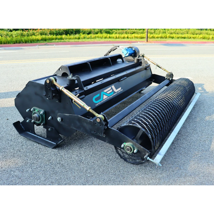 72″ Skid Steer Hydraulic Rotary Tiller Rototiller Attachment – Heavy-Duty Soil Conditioner & Ground Prep