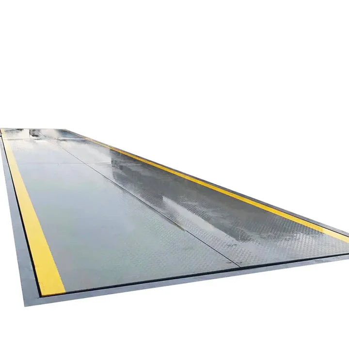 60 Ton Weighbridge Truck Scale, -35℃ to +70℃, 10’ x 56’ (W x L), High-Quality Steel, U-Shape Beam Design, 120% Safe Overload