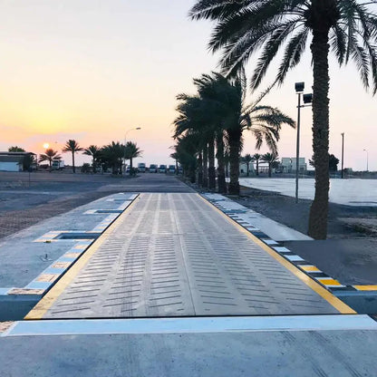 60 Ton Weighbridge Truck Scale, -35℃ to +70℃, 10’ x 56’ (W x L), High-Quality Steel, U-Shape Beam Design, 120% Safe Overload