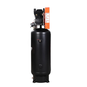 60 Gallon 5 HP Stationary Electric Air Compressor, 5 Min Fill Time, 230V Induction Motor, Single Stage