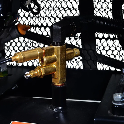 CAEL 90150T - 40 Gallon Skid Mount Gas Air Compressor, 2-Stage Belt Drive, 9 HP Engine, horizontal Tank