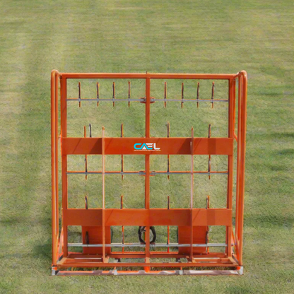 New Skid Steer Hay Accumulator Attachment– 24 Hook, 8-10 Bale Grab