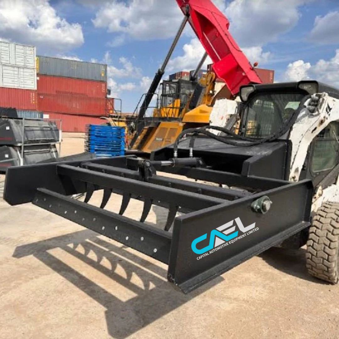 Skid Steer 72″ Hydraulic Box Blade Grader Leveler Attachment HDBXGD7