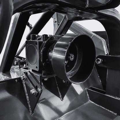 70" 3-Point Hitch Forestry Brush Mulcher, Category 2 Hookup, PTO Driven, Driveline Shaft Included, 70-110 HP