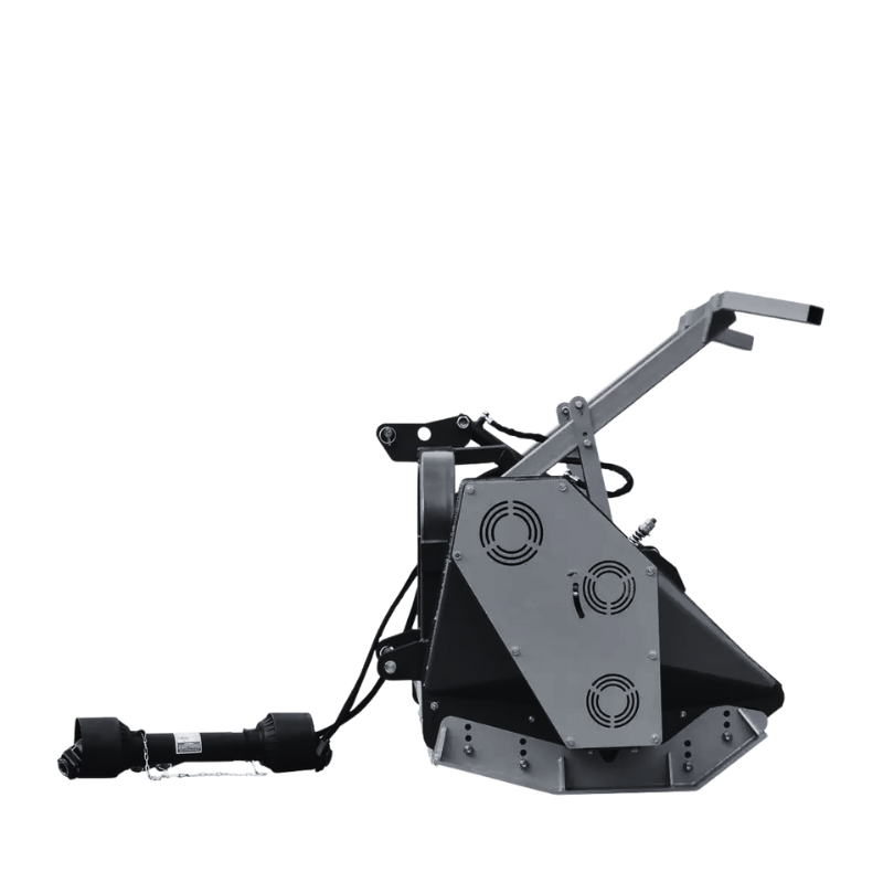 70" 3-Point Hitch Forestry Brush Mulcher, Category 2 Hookup, PTO Driven, Driveline Shaft Included, 70-110 HP