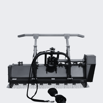 70" 3-Point Hitch Forestry Brush Mulcher, Category 2 Hookup, PTO Driven, Driveline Shaft Included, 70-110 HP