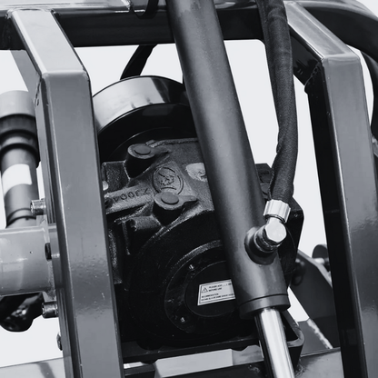 70" 3-Point Hitch Forestry Brush Mulcher, Category 2 Hookup, PTO Driven, Driveline Shaft Included, 70-110 HP