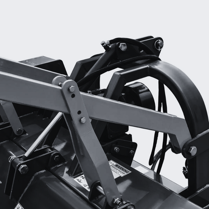 70" 3-Point Hitch Forestry Brush Mulcher, Category 2 Hookup, PTO Driven, Driveline Shaft Included, 70-110 HP