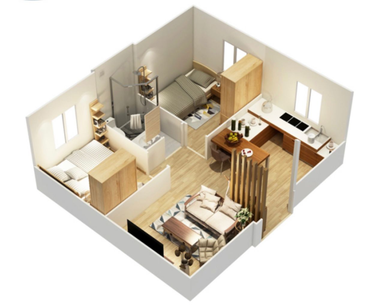 CAEL Mobile Home/Mobile Office In 19ft*20ft Premium