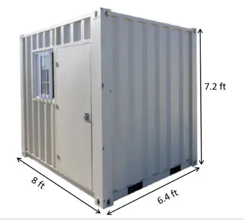 8 Fuß kleiner kubischer Versandcontainer