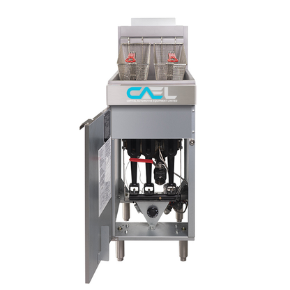 CAEL Commercial 40 Lb Gas Deep Fryer - 90,000 Btu (GF90)