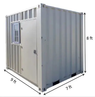 9ft Small Cubic Shipping Container