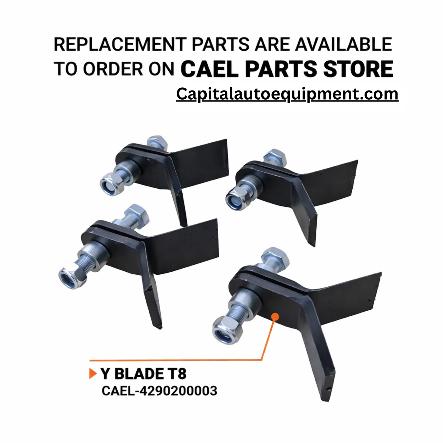 CAEL EFGC-175 68" Heavy Duty PTO Tractor Flail Mower – Grass & Brush Cutter for 35-55 HP Tractors