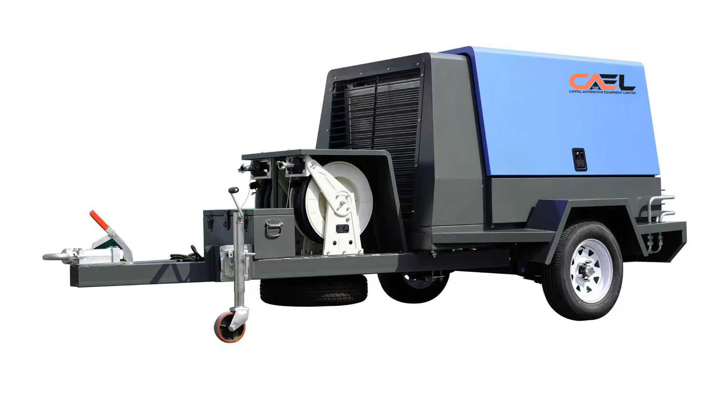 CAEL Mobile Diesel Air Compressor – Powered by Kubota EPA-Certified Engine (CAEL-WGD185)