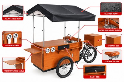 Bicicleta eléctrica de café de CAEL