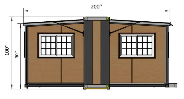CAEL Mobile Home | Portable House 17x20FT
