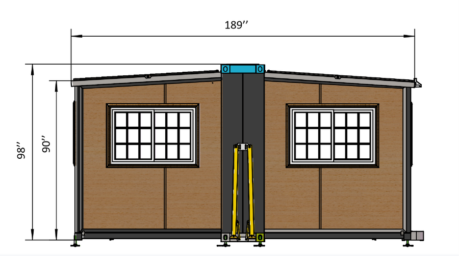 CAEL Mobile Home | Portable House 15×20