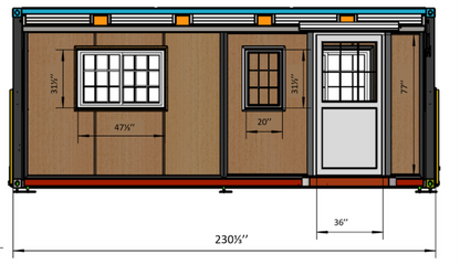 CAEL Mobile Home | Portable House 15×20