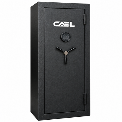 CAEL Heavy-Duty 28-Gun Fireproof Steel Safe Cabinet – T592820