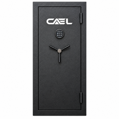 CAEL Heavy-Duty 28-Gun Fireproof Steel Safe Cabinet – T592820