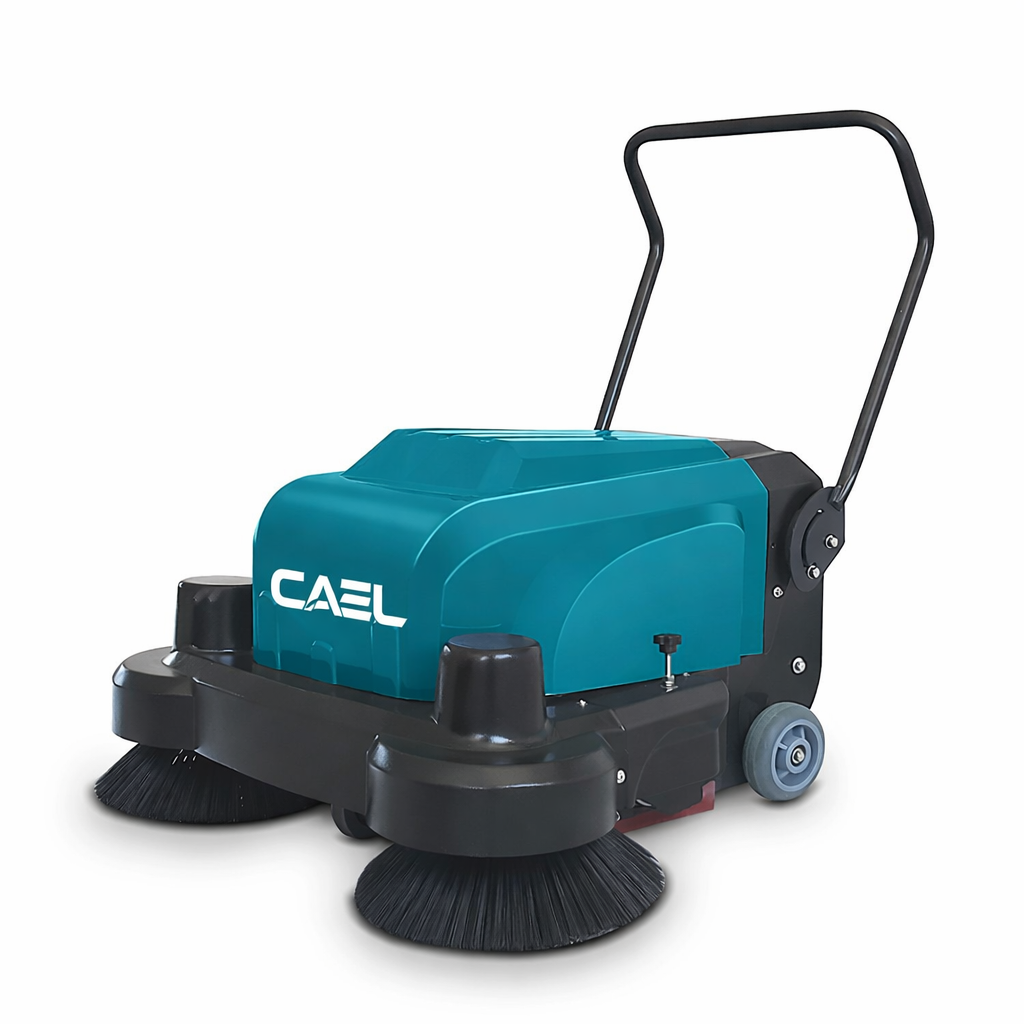 CAEL 1060 Hand Push Floor Sweeper – 4800㎡/h Industrial Walk Behind Cleaning Machine