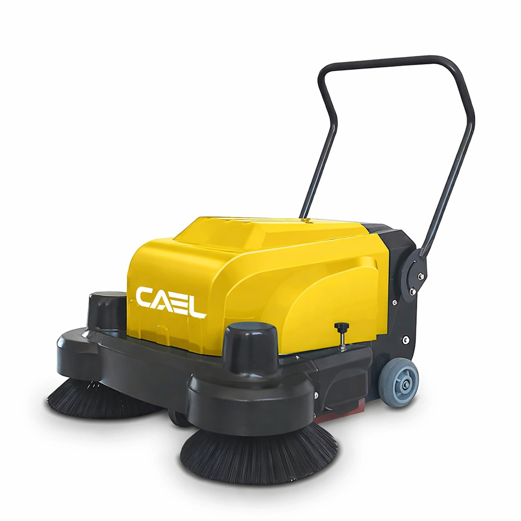 CAEL 1060 Hand Push Floor Sweeper – 4800㎡/h Industrial Walk Behind Cleaning Machine