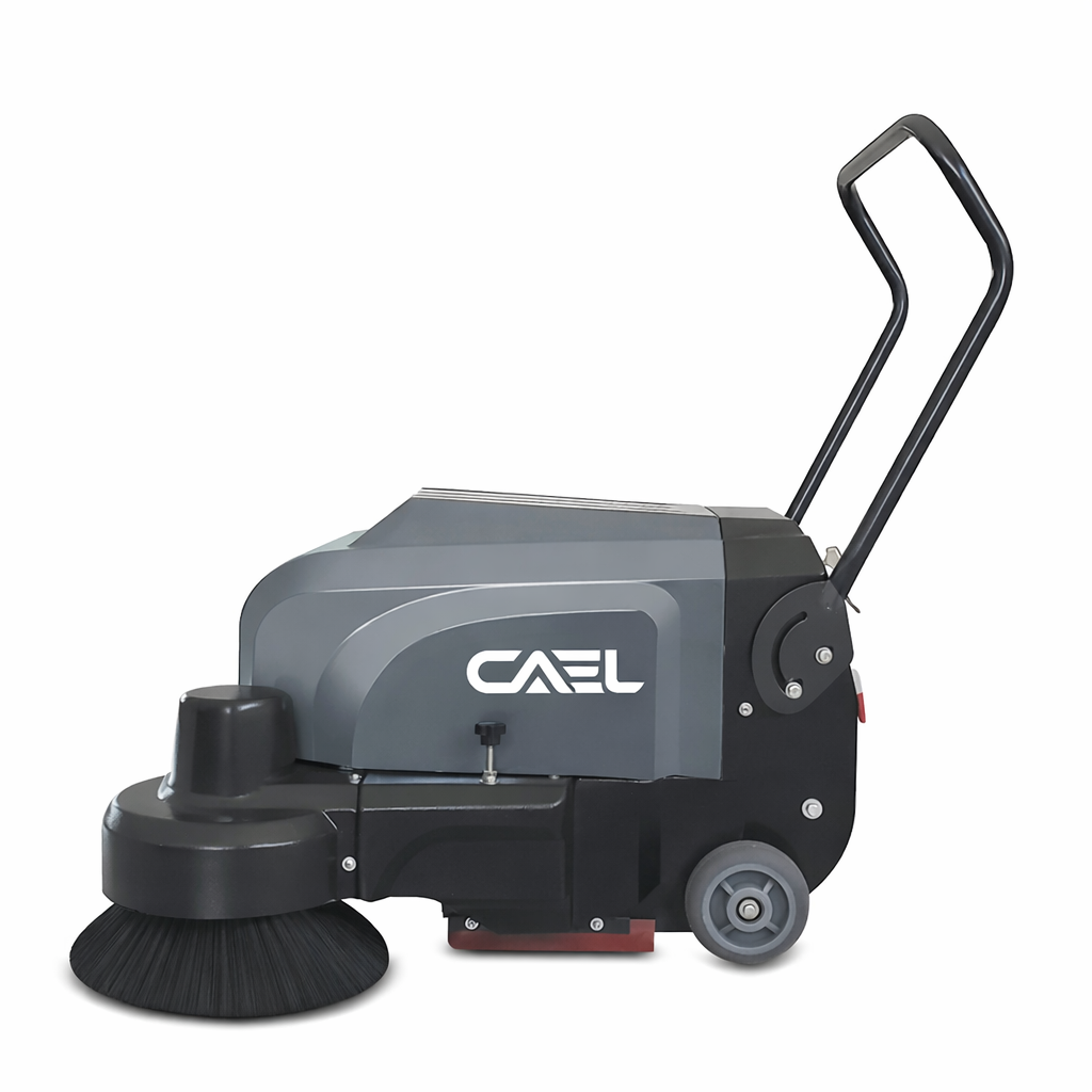CAEL 1060 Hand Push Floor Sweeper – 4800㎡/h Industrial Walk Behind Cleaning Machine