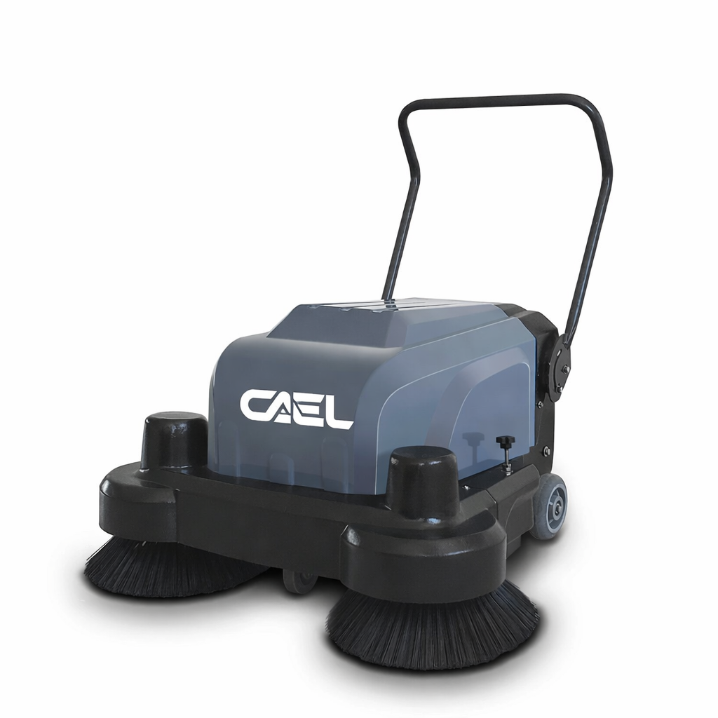 CAEL 1060 Hand Push Floor Sweeper – 4800㎡/h Industrial Walk Behind Cleaning Machine