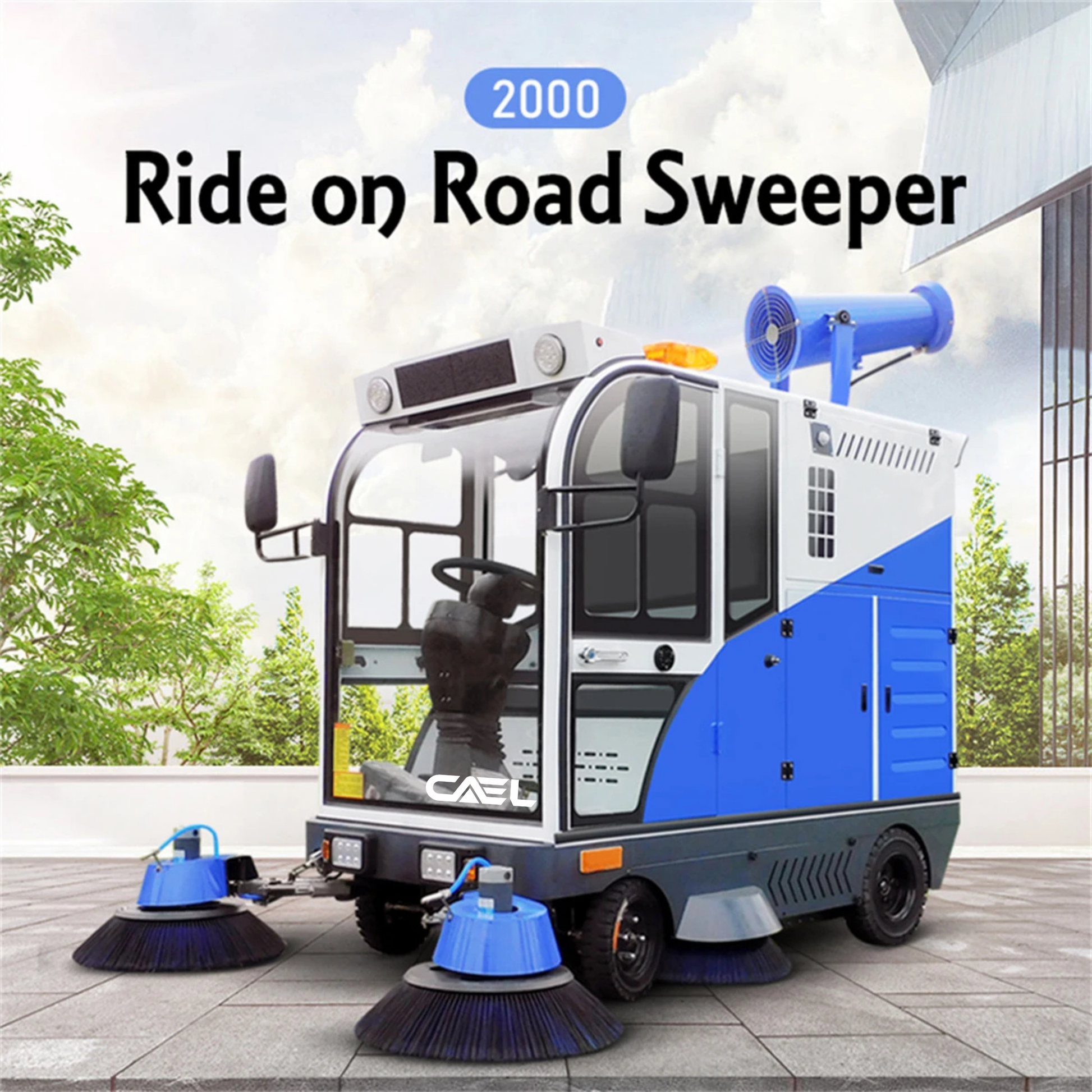 CAEL 2000 Ride On Floor Sweeper