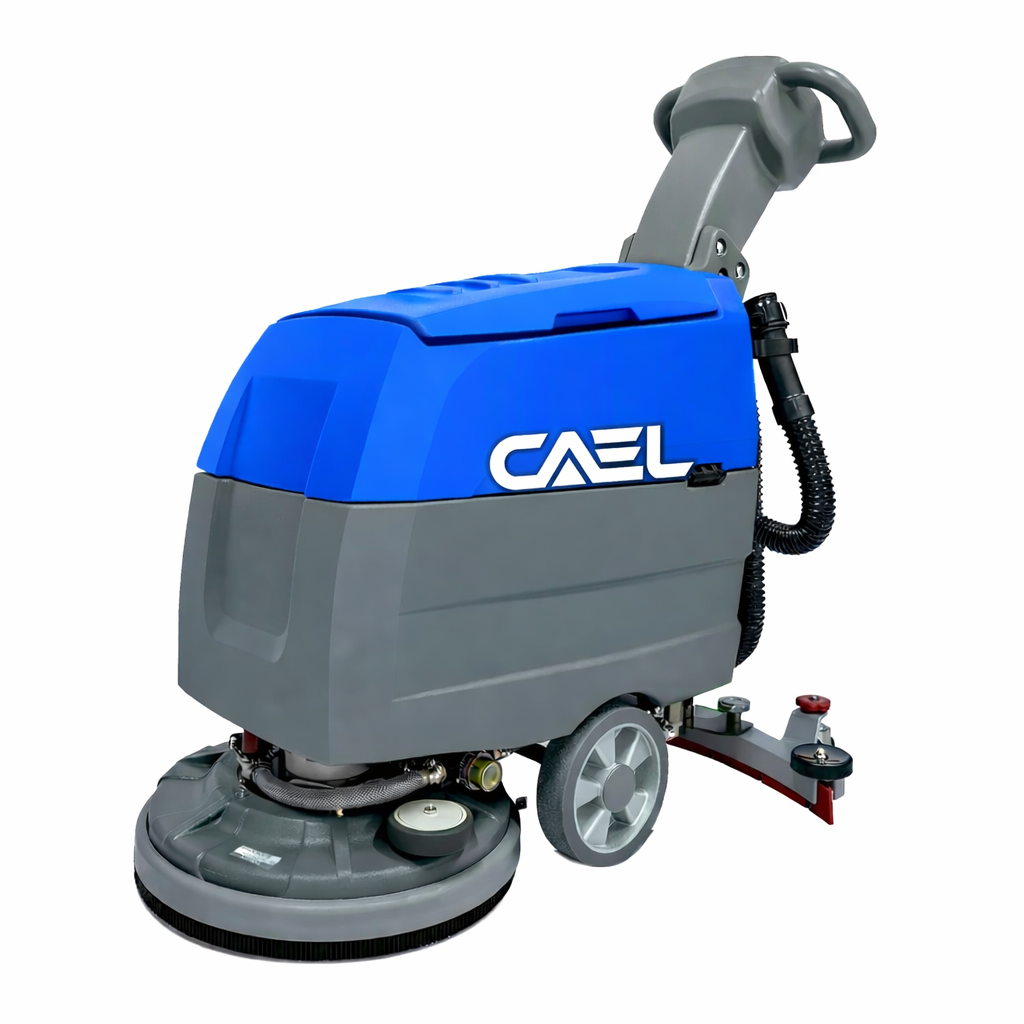 CAEL B45 Walk Behind Floor Scrubber Machine – 1800㎡/h Battery Operated Industrial Cleaner