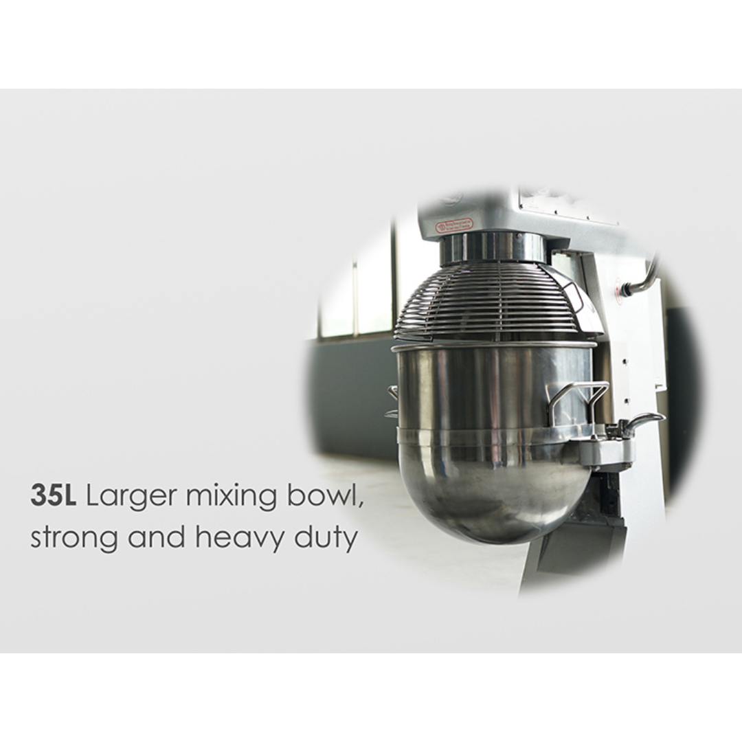 CAEL BJ20 Food Mixer + Meat Mincer 4KG 20L ETL Approve 3 Speed High Quality