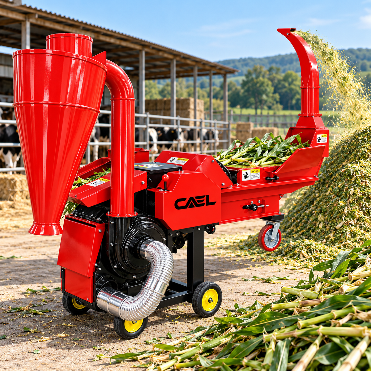 CAEL 9ZT-4.8C Multi-Function Chaff Cutter Machine